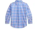 Polo Ralph Lauren Kids Клетчатая оксфордская рубашка с функциональными свойствами для малышей и детей