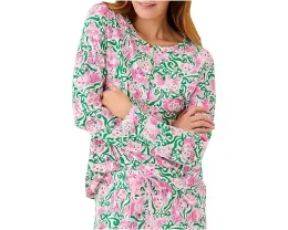 Пижамный топ Alexandar с длинными рукавами и принтом Lilly Pulitzer