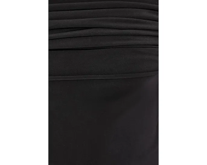 Платье для пиклбола с капюшоном и расклешенным подолом Norma Kamali