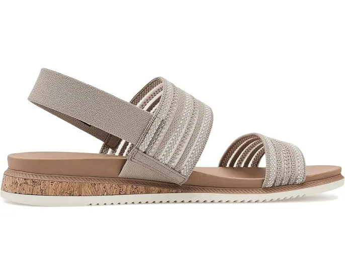 Босоножки BOBS from SKECHERS Bobs Desert Kiss Low Breezy Stripe