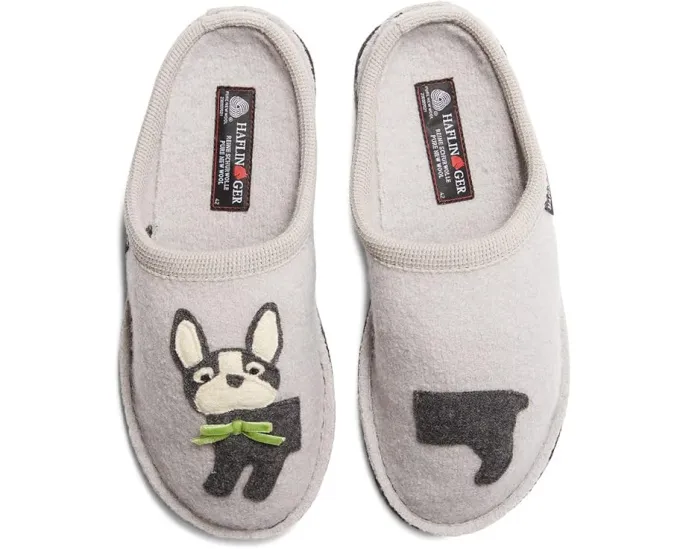 Haflinger Puppy домашние тапочки с принтом щенка и нескользящей подошвой