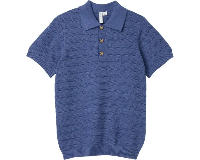 Детский поло свитер Janie and Jack с короткими рукавами и воротником