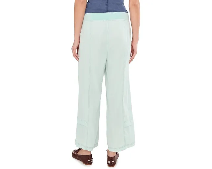 Широкие укороченные брюки XCVI Mallis Gaucho из лиоцелла с эластичным поясом