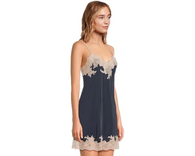Natori Шемиз Enchant 34 дюйма (86.36 см) с кружевной отделкой и регулируемыми бретелями