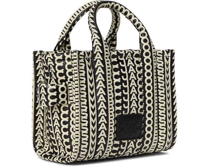 Сумка кроссбоди Marc Jacobs The Monogram Leather Crossbody Tote Bag с монограммой