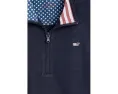 Детский свитшот Vineyard Vines Saltwater Quarter Zip с морским стилем