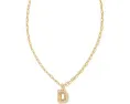 Короткое колье Kendra Scott Crystal Letter с подвеской-буквой