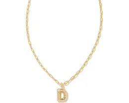 Короткое колье Kendra Scott Crystal Letter с подвеской-буквой