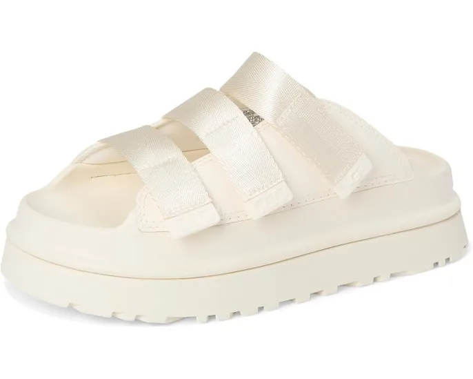 Сандалии UGG Goldenglow Slide с регулируемыми ремешками из переработанных волокон