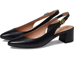 Лодочки The Go-To Slingback Pump 45 мм на устойчивом каблуке с леопардовым принтом от Cole Haan