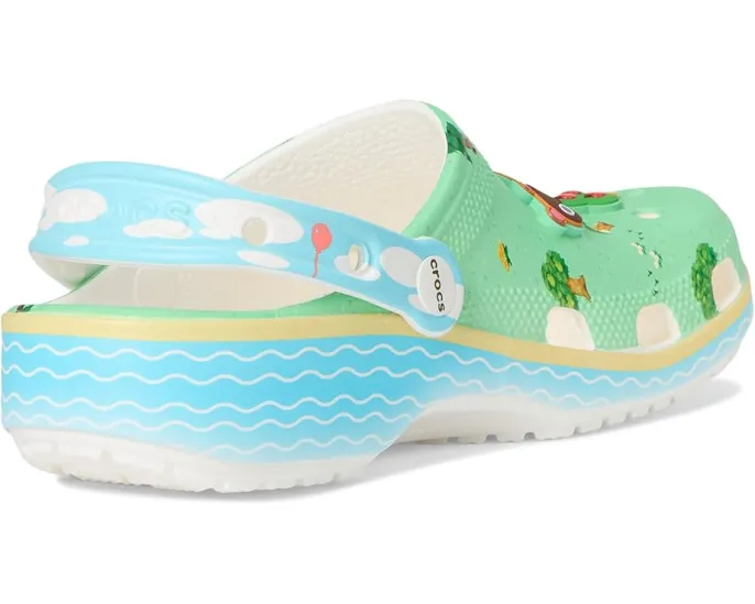 Классические кроксы Crocs Kids Animal Crossing с фигурками персонажей для детей