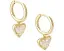 Kendra Scott серьги-конго Ari Heart с подвесками в виде сердец из опала