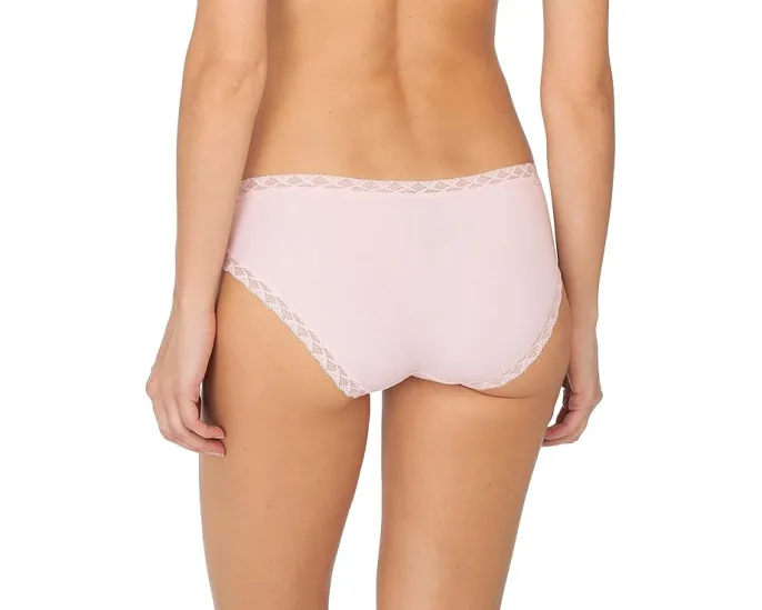 Хлопковые трусики Bliss с кружевной отделкой Natori