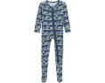 Комбинезон Kickee Pants Print Footie с двухсторонней молнией для младенцев