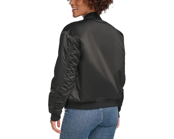 Levi's модная куртка-бомбер Fashion Bomber с рукавами-фонариками