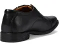 Туфли Clarks Tilden Cap с блестящей кожей и двойной резинкой