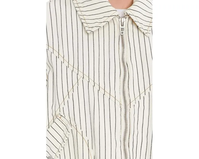 Куртка Blank NYC Sail Away Railroad в полоску с эластичными манжетами