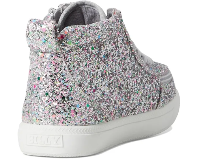 Детские кроссовки BILLY Footwear Kids Glitter BILLY Classic D|R II High с блестками и молнией