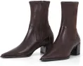 Ботильоны Giselle Leather Stretch Booties Vagabond Shoemakers с каблуком