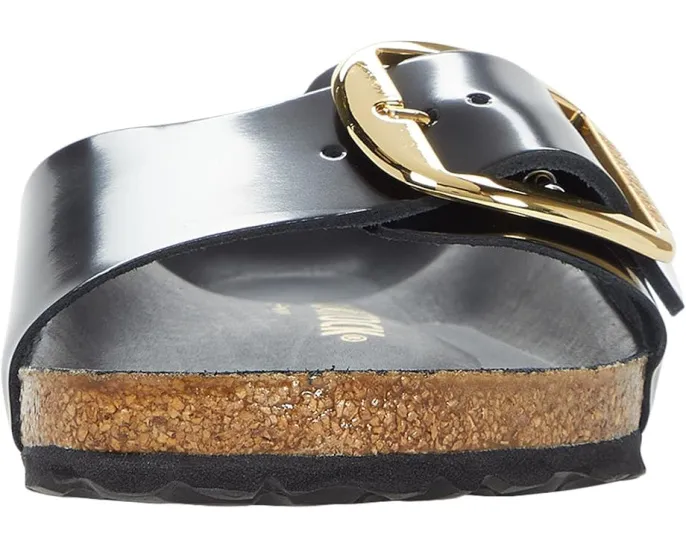 Сандалии Birkenstock Madrid Big Buckle с открытым носком и пробковой стелькой