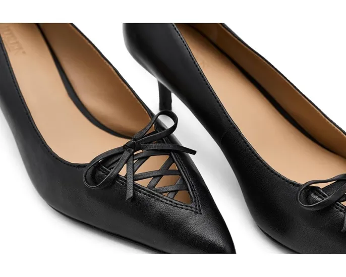 Туфли-лодочки Lauren Ralph Lauren Adrienne на шнуровке из мягкой кожи Nappa