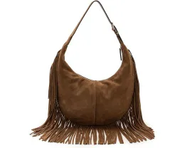 Сумка через плечо Madewell из замши с бахромой и регулируемым ремнем
