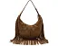 Сумка Madewell The Essential Curve Medium Shoulder Bag с бахромой из замши