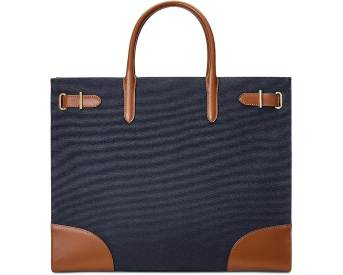 Сумка-тоут Lauren Ralph Lauren Print Canvas Large Devyn с цветочным принтом