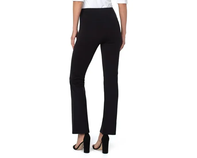 Брюки Liverpool Pearl Pull-On Knit Full-Length Flare с защипами
