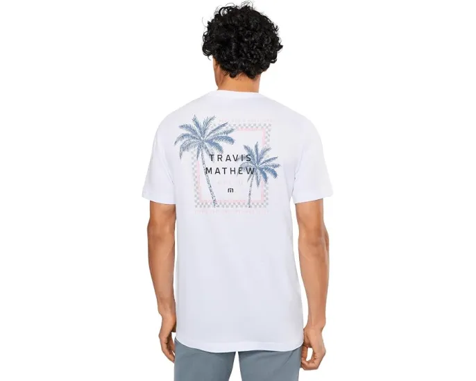Футболка Beach Resort Tee от TravisMathew белого цвета