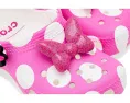 Кроксы Crocs Kids Disney Микки Маус для малышей с розовым бантом
