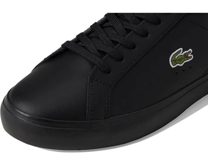 Кожаные кроссовки Lacoste Powercourt с контрастными элементами