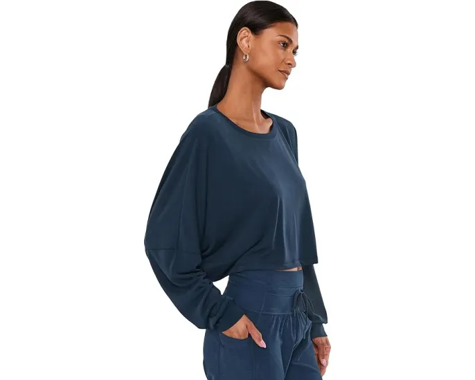 Beyond Yoga Studio Luxe Cropped лонгслив укороченный