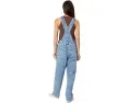 Free People Джинсовый комбинезон Ziggy в светлой стирке