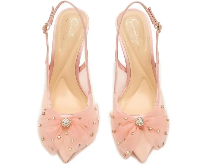 Лодочки Jessica Simpson Lavilra с бантом из тюля и стразами