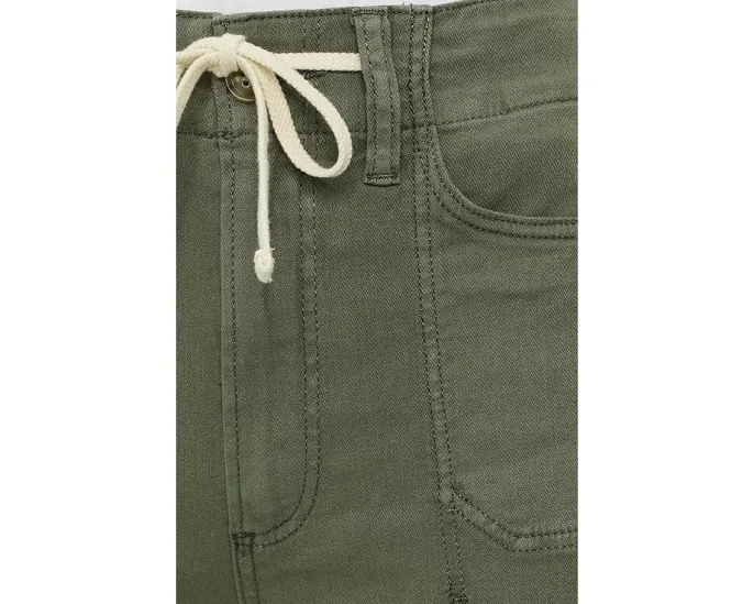 Широкие брюки Paige Ari с завязкой на поясе в цвете Vintage Ivy Green