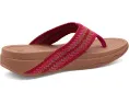 FitFlop Surfa Stripe-Webbing Toe-Post Sandals с ремешками из тесьмы