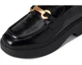 Лоферы FitFlop F-Luma на скрытом клине с пряжкой из гладкой кожи