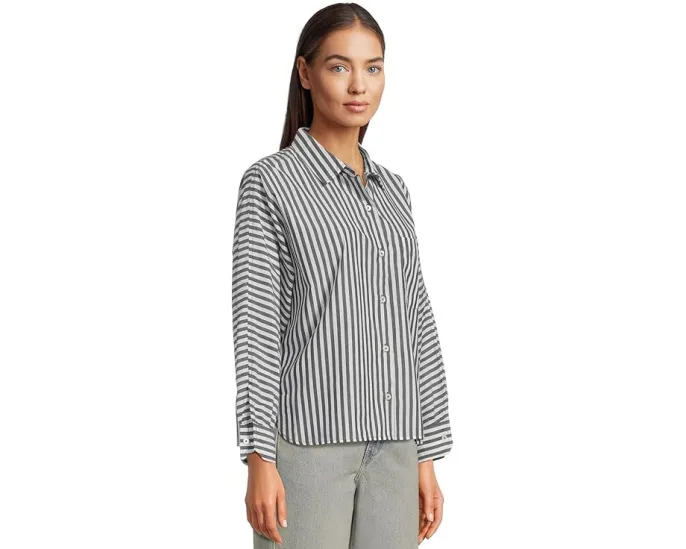 Рубашка Lilla P с цельнокроеным рукавом и пуговицами для дышащего комфорта