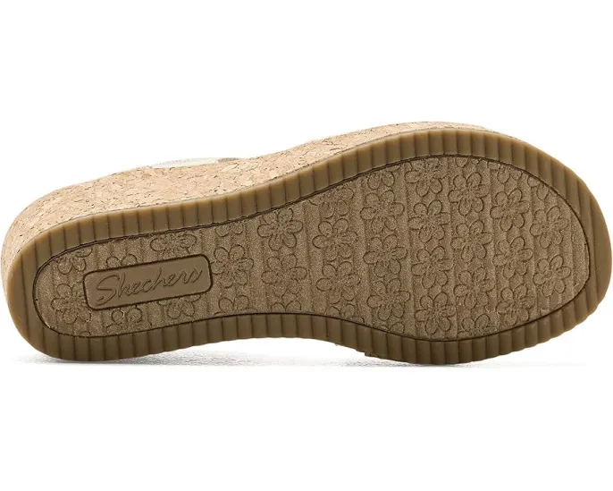 Сандалии SKECHERS Arch Fit Beverlee 2.0 Beach Bliss с цветочным принтом и технологией поддержки свода стопы