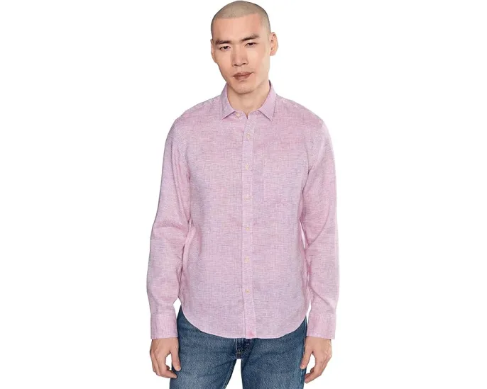 Рубашка UNTUCKit Wildehart с длинным рукавом из льна