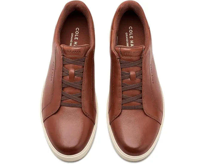 Cole Haan Grandpro Luxe Slip On слипоны из кожи с круглым носком