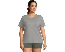 Короткая футболка Prana Everyday из органического хлопка с круглым вырезом