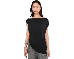 Туника Free People Cascadia с открытыми плечами и асимметричным подолом