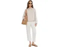 Куртка Eileen Fisher с воротником и полосками из органического льна