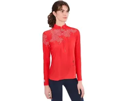 Длинный топ Jamie Sadock с воротником стойкой и молнией на четверть