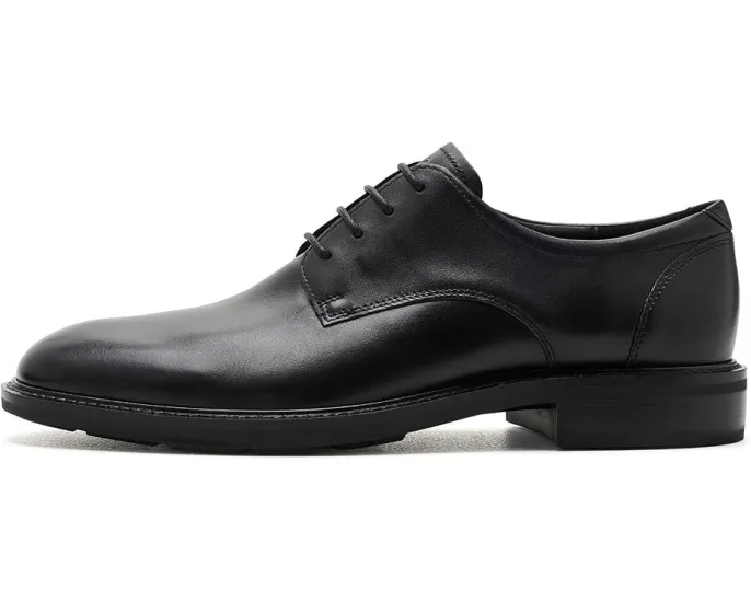 Туфли ECCO Prague Derby Plain Toe Oxford кожаные на шнуровке