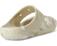 Классические сланцы Crocs с мраморным рисунком и двойными ремешками