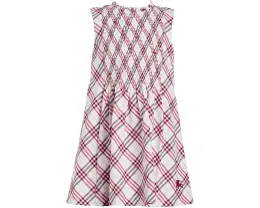 Платье Burberry Kids Yvette для малышей без рукавов в клетку