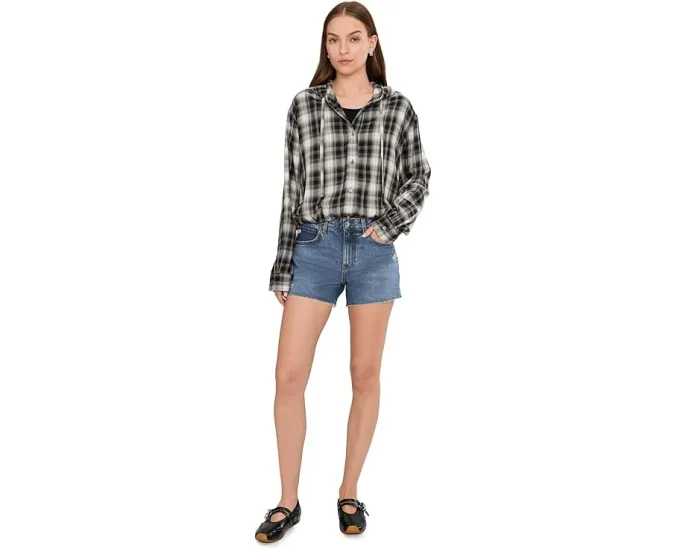 Шорты AG Jeans Halle High Rise Relaxed с высокой посадкой и расслабленным кроем